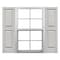 Ekena Millwork Mid-America Vinyl, Standard Size Williamsburg Double Panel Shutters, 21455030, PR 00021455030 - alternate 1